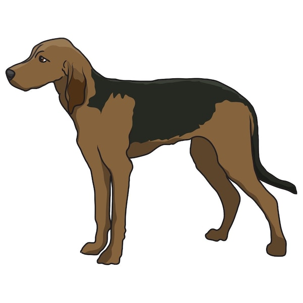 Signmission Plott Dog Decal, Dog Lover Decor Vinyl Sticker D-12-Plott - main